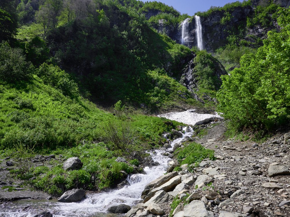 Красная Поляна - водопад Поликаря из Адлера